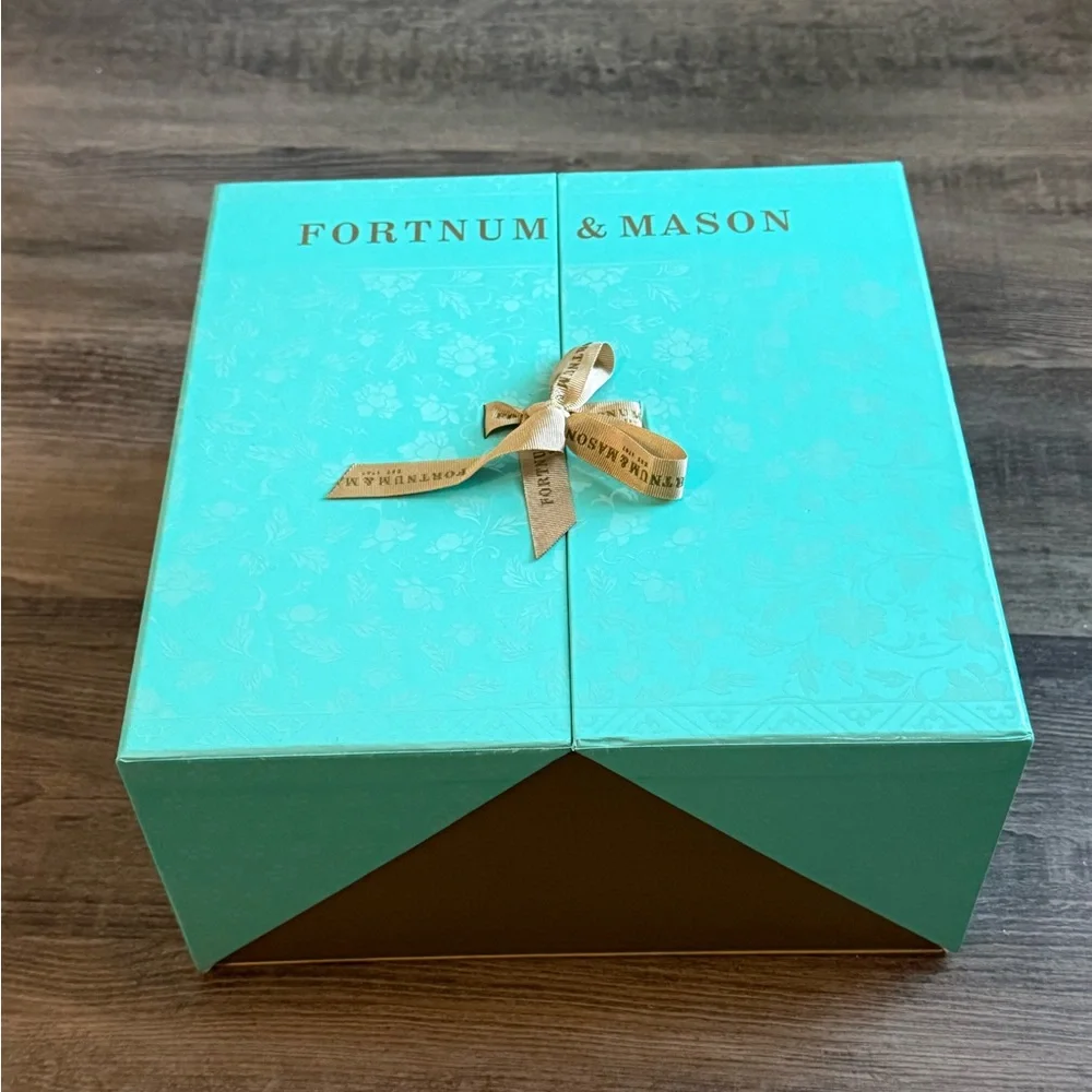 Fortnum & Mason Turquoise Empty Gift Box